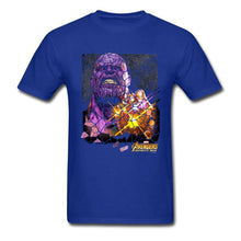Load image into Gallery viewer, Stained Glass Thanos T-shirt Men Black Clothes 3D Gauntlet Tee Shirts Summer Tshirt Punk Lover Tops Cotton T Shirt