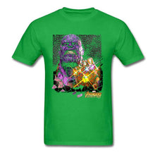 Load image into Gallery viewer, Stained Glass Thanos T-shirt Men Black Clothes 3D Gauntlet Tee Shirts Summer Tshirt Punk Lover Tops Cotton T Shirt