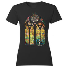 Load image into Gallery viewer, Banksy Stained Glass Window T Shirt men & women printed casual gift short sleeve tee US plus size XS-3XL