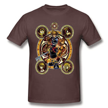 Load image into Gallery viewer, High Quality O-Neck 100 Cotton Tops &amp; Tees band Kingdom Hearts Sora Stained Glass T-shirt summer / autumn sleeve short
