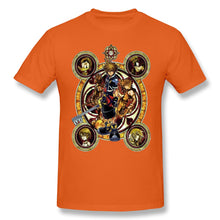 Load image into Gallery viewer, High Quality O-Neck 100 Cotton Tops &amp; Tees band Kingdom Hearts Sora Stained Glass T-shirt summer / autumn sleeve short
