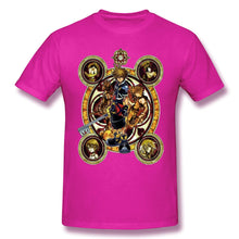 Load image into Gallery viewer, High Quality O-Neck 100 Cotton Tops &amp; Tees band Kingdom Hearts Sora Stained Glass T-shirt summer / autumn sleeve short
