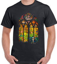 Load image into Gallery viewer, Banksy T-Shirt Stained Glass Window Mens Funny Graffiti Urban Art homme Plus Size Tops Tee Shirt
