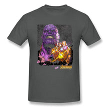 Load image into Gallery viewer, Stained Glass Thanos T-shirt Men Black Clothes 3D Gauntlet Tee Shirts Summer Tshirt Punk Lover Tops Cotton T Shirt
