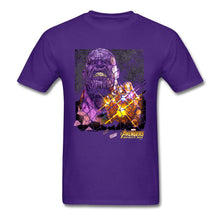 Load image into Gallery viewer, Stained Glass Thanos T-shirt Men Black Clothes 3D Gauntlet Tee Shirts Summer Tshirt Punk Lover Tops Cotton T Shirt
