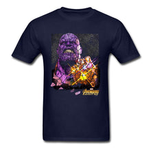 Load image into Gallery viewer, Stained Glass Thanos T-shirt Men Black Clothes 3D Gauntlet Tee Shirts Summer Tshirt Punk Lover Tops Cotton T Shirt
