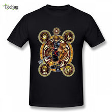Load image into Gallery viewer, Kingdom Hearts T Shirt  Sora Stained Glass Tee Shirt Male New Arrival 3D Print For Boy Short-sleevedO-neck Top Tees

