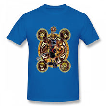 Load image into Gallery viewer, Kingdom Hearts T Shirt  Sora Stained Glass Tee Shirt Male New Arrival 3D Print For Boy Short-sleevedO-neck Top Tees
