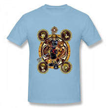 Load image into Gallery viewer, Kingdom Hearts T Shirt  Sora Stained Glass Tee Shirt Male New Arrival 3D Print For Boy Short-sleevedO-neck Top Tees
