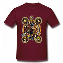 Load image into Gallery viewer, Kingdom Hearts T Shirt  Sora Stained Glass Tee Shirt Male New Arrival 3D Print For Boy Short-sleevedO-neck Top Tees
