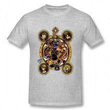 Load image into Gallery viewer, Kingdom Hearts T Shirt  Sora Stained Glass Tee Shirt Male New Arrival 3D Print For Boy Short-sleevedO-neck Top Tees
