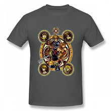 Load image into Gallery viewer, Kingdom Hearts T Shirt  Sora Stained Glass Tee Shirt Male New Arrival 3D Print For Boy Short-sleevedO-neck Top Tees
