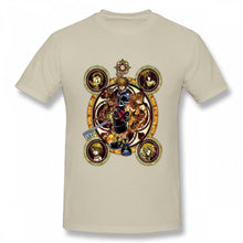 Load image into Gallery viewer, Kingdom Hearts T Shirt  Sora Stained Glass Tee Shirt Male New Arrival 3D Print For Boy Short-sleevedO-neck Top Tees
