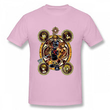 Load image into Gallery viewer, Kingdom Hearts T Shirt  Sora Stained Glass Tee Shirt Male New Arrival 3D Print For Boy Short-sleevedO-neck Top Tees
