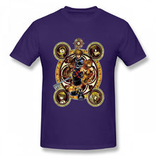 Load image into Gallery viewer, Kingdom Hearts T Shirt  Sora Stained Glass Tee Shirt Male New Arrival 3D Print For Boy Short-sleevedO-neck Top Tees
