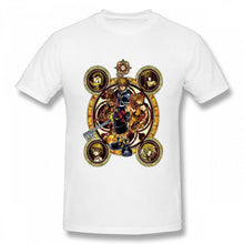 Load image into Gallery viewer, Kingdom Hearts T Shirt  Sora Stained Glass Tee Shirt Male New Arrival 3D Print For Boy Short-sleevedO-neck Top Tees
