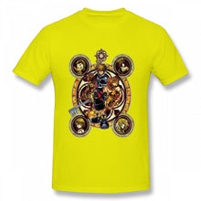 Load image into Gallery viewer, Kingdom Hearts T Shirt  Sora Stained Glass Tee Shirt Male New Arrival 3D Print For Boy Short-sleevedO-neck Top Tees
