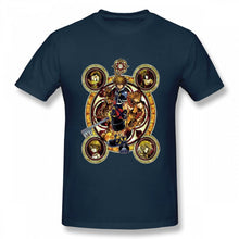 Load image into Gallery viewer, Kingdom Hearts T Shirt  Sora Stained Glass Tee Shirt Male New Arrival 3D Print For Boy Short-sleevedO-neck Top Tees
