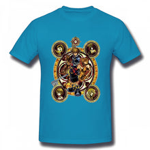 Load image into Gallery viewer, Kingdom Hearts T Shirt  Sora Stained Glass Tee Shirt Male New Arrival 3D Print For Boy Short-sleevedO-neck Top Tees
